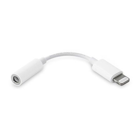 Apple Adaptador Lightning a toma para auriculares de 3,5 mm Blanco MMX62ZM/A